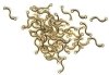 25 15x1mm Squiggle Gold Plate Links